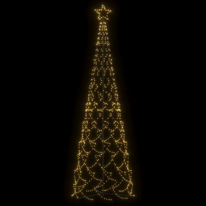Christmas Cone Tree Warm White 500 LEDs 100x300 cm