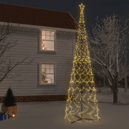 Christmas Cone Tree Warm White 1134 LEDs 230x800 cm