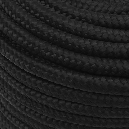 Boat Rope Full Black 12 mm 250 m Polypropylene