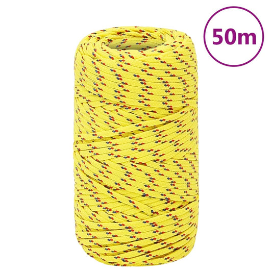 Boat Rope Yellow 2 mm 50 m Polypropylene