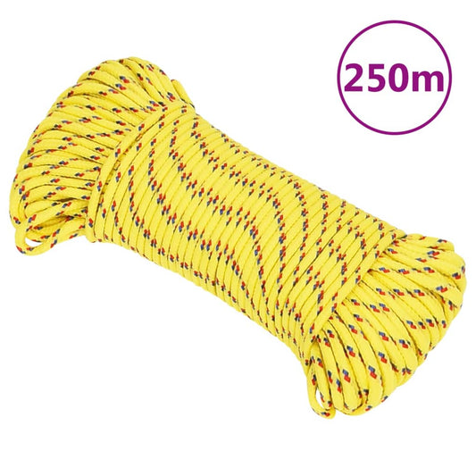 Boat Rope Yellow 3 mm 250 m Polypropylene