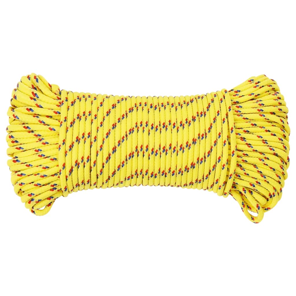 Boat Rope Yellow 5 mm 50 m Polypropylene