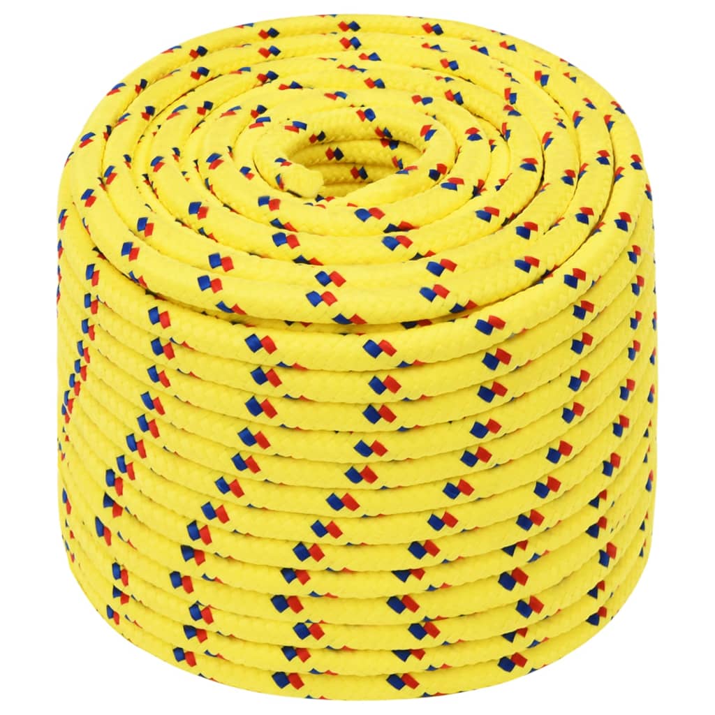 Boat Rope Yellow 14 mm 250 m Polypropylene