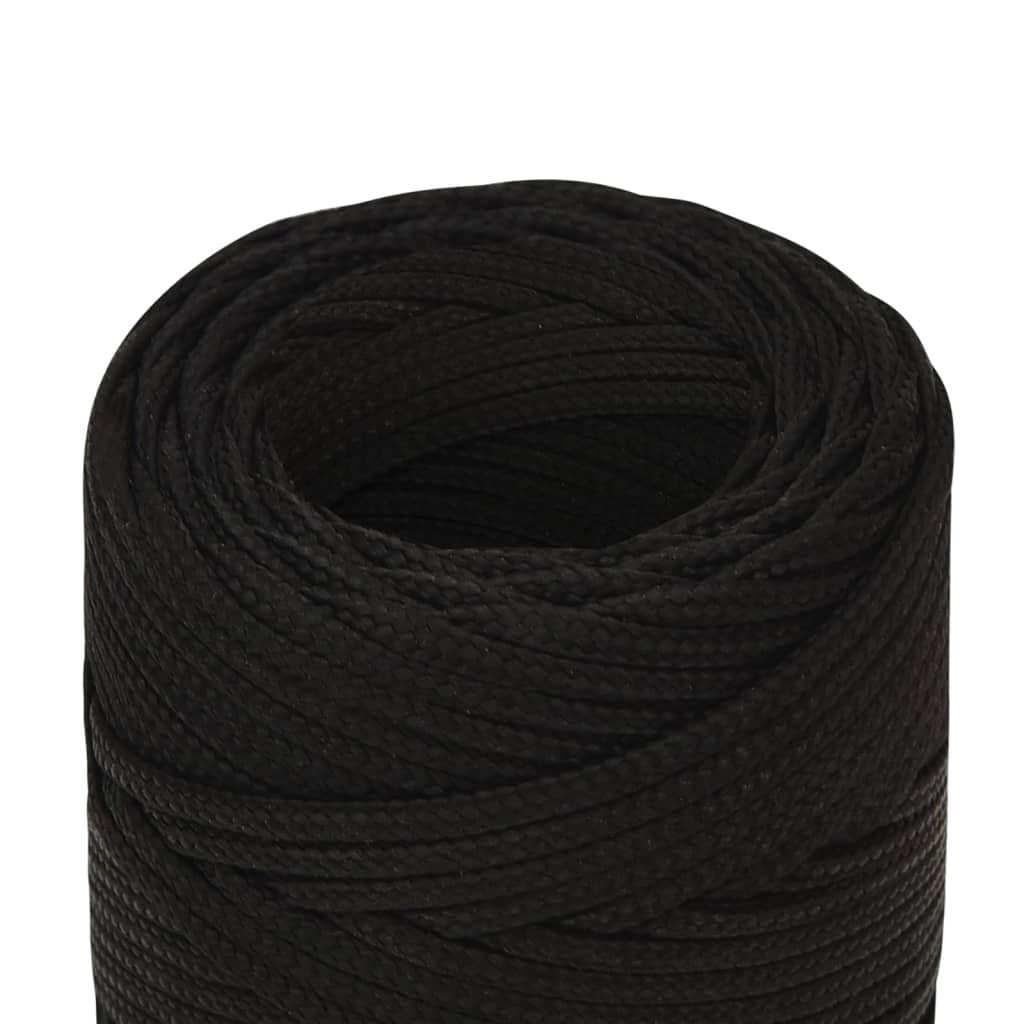Work Rope Black 2 mm 500 m Polyester