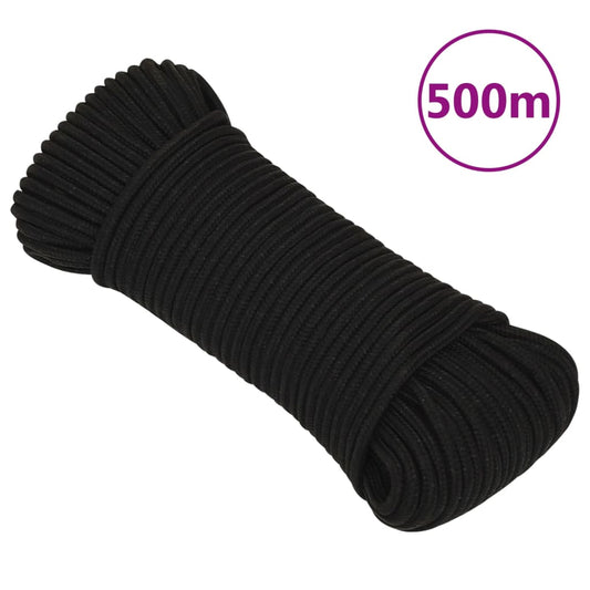 Work Rope Black 4 mm 500 m Polyester