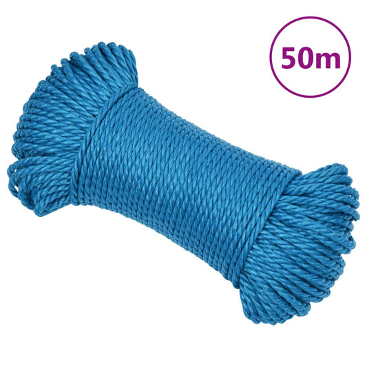 Work Rope Blue 3 mm 50 m Polypropylene