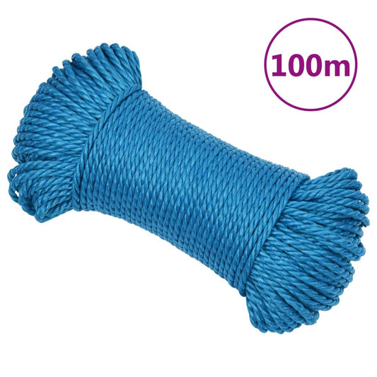 Work Rope Blue 3 mm 100 m Polypropylene