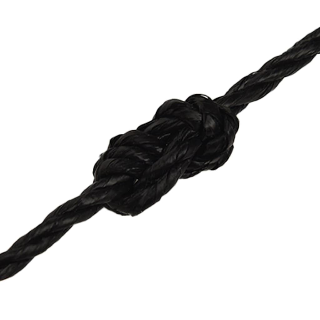 Work Rope Black 6 mm 25 m Polypropylene