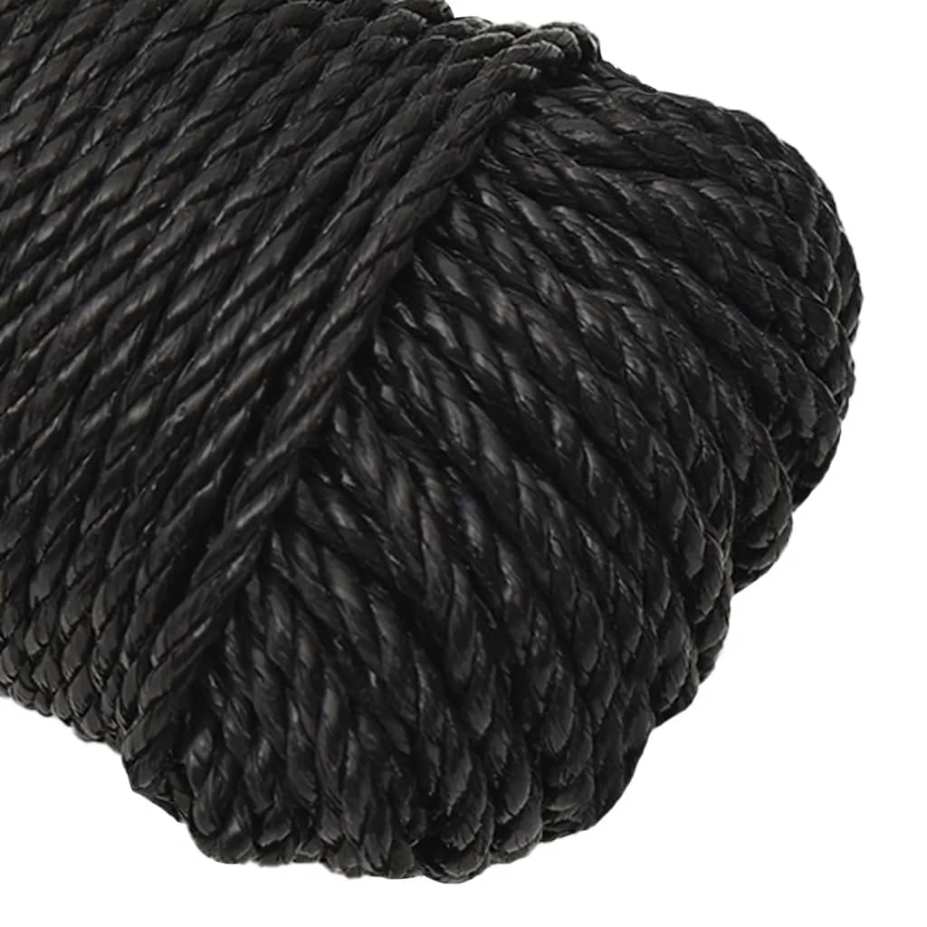 Work Rope Black 8 mm 250 m Polypropylene