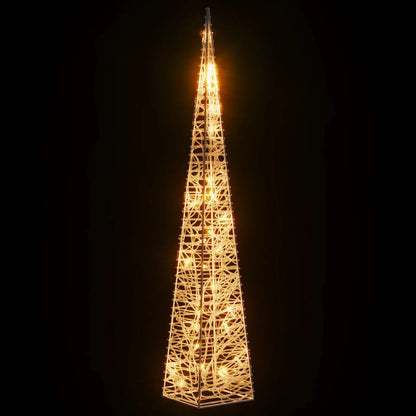 Christmas Light Cone 30 LEDs Warm White 60 cm Acrylic