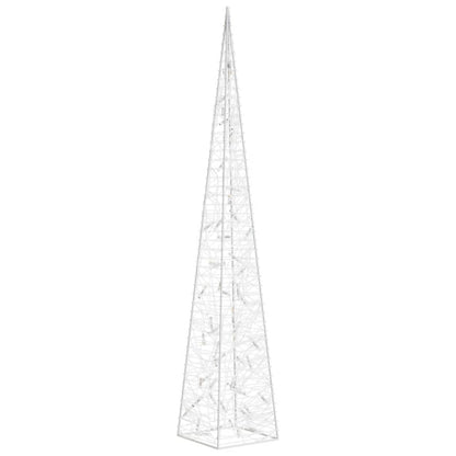 Christmas Light Cone 60 LEDs Warm White 120 cm Acrylic
