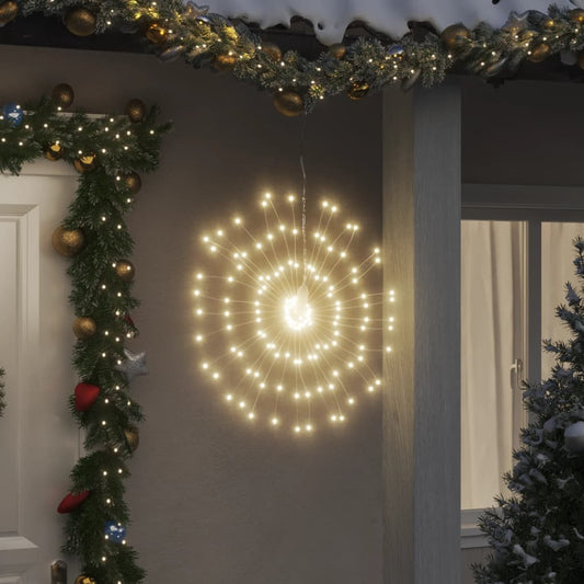 Christmas Starburst Lights 140 LEDs 4 pcs Warm White 17 cm