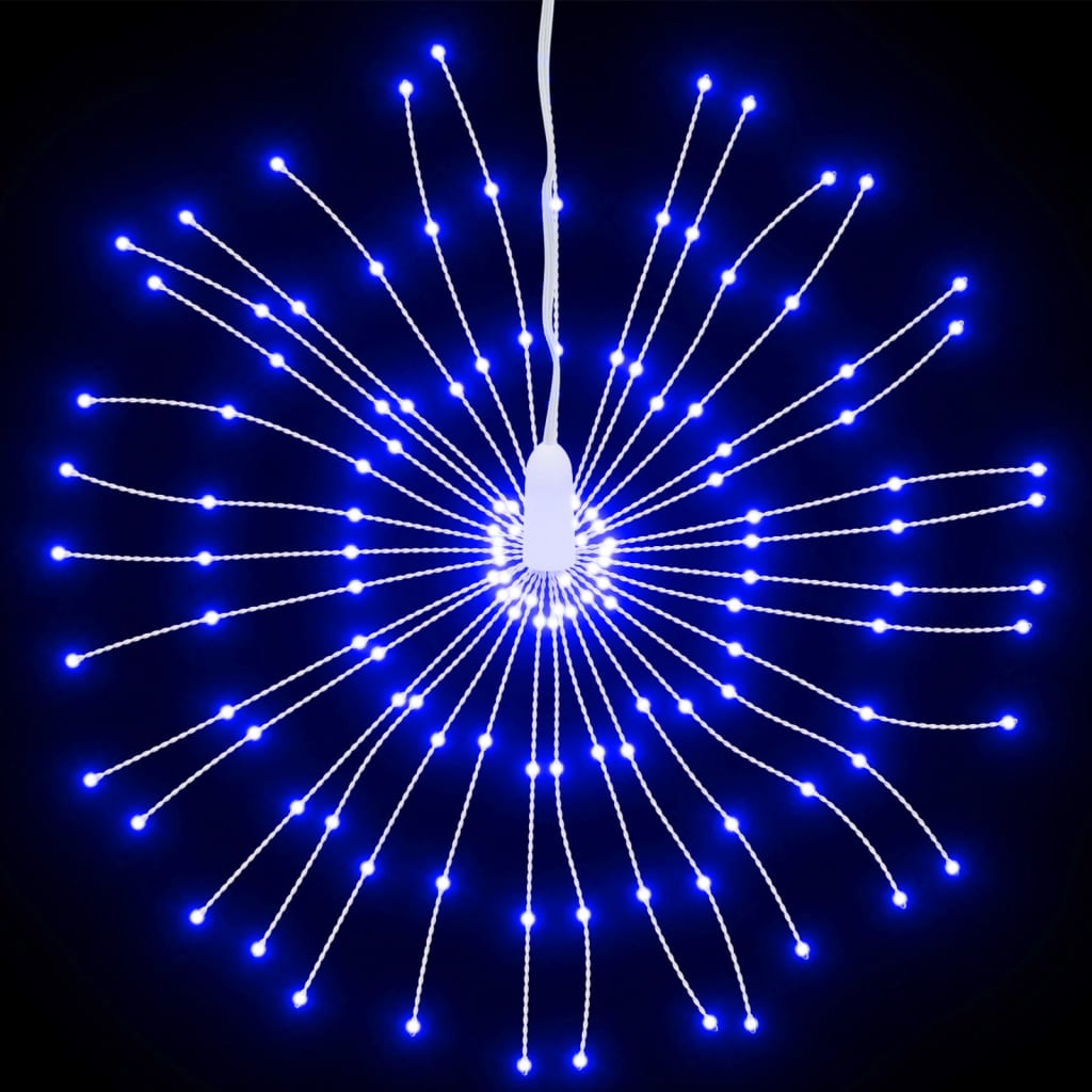 Christmas Starburst Lights 140 LEDs 4 pcs Blue 17 cm