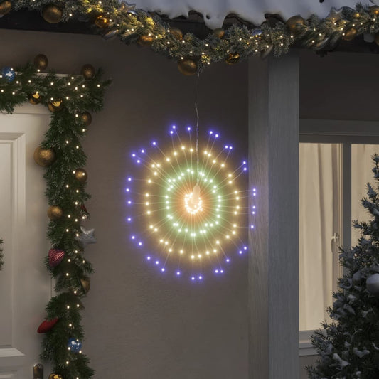 Christmas Starburst Lights 140 LEDs 4 pcs Multicolour 17 cm