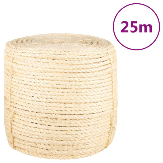 Rope 100% Sisal 8 mm 25 m