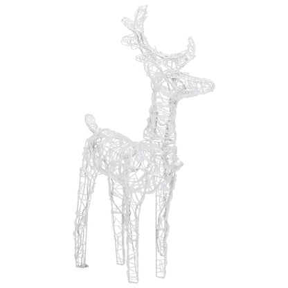 Christmas Reindeers 6 pcs Cold White 240 LEDs Acrylic