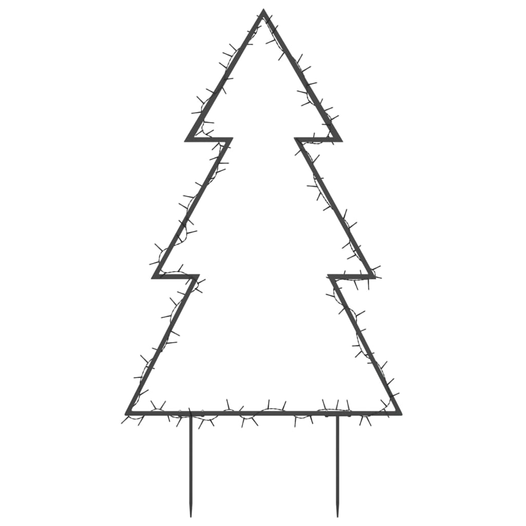 Christmas Light Decoration with Spikes Tree 115 LEDs 90 cm