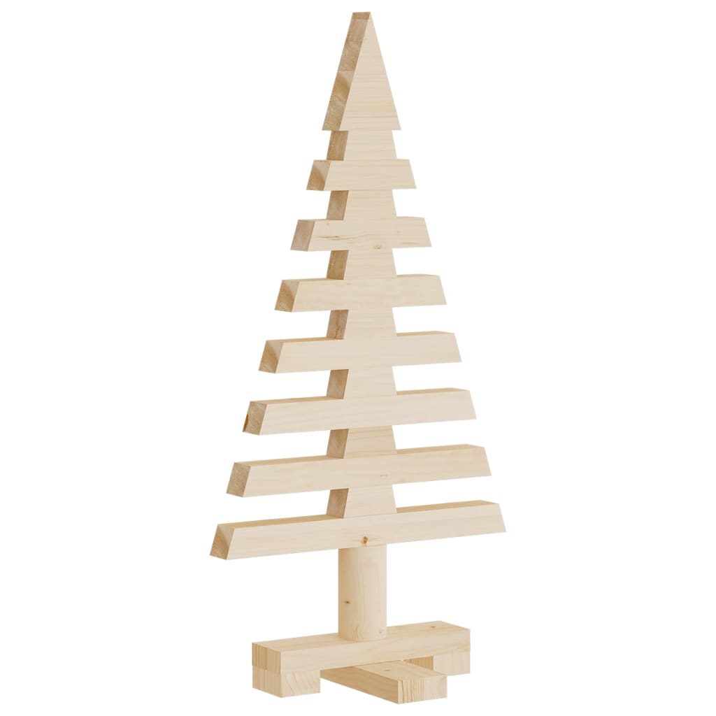 Wooden Christmas Tree for Decoration 60 cm Solid Wood Pine