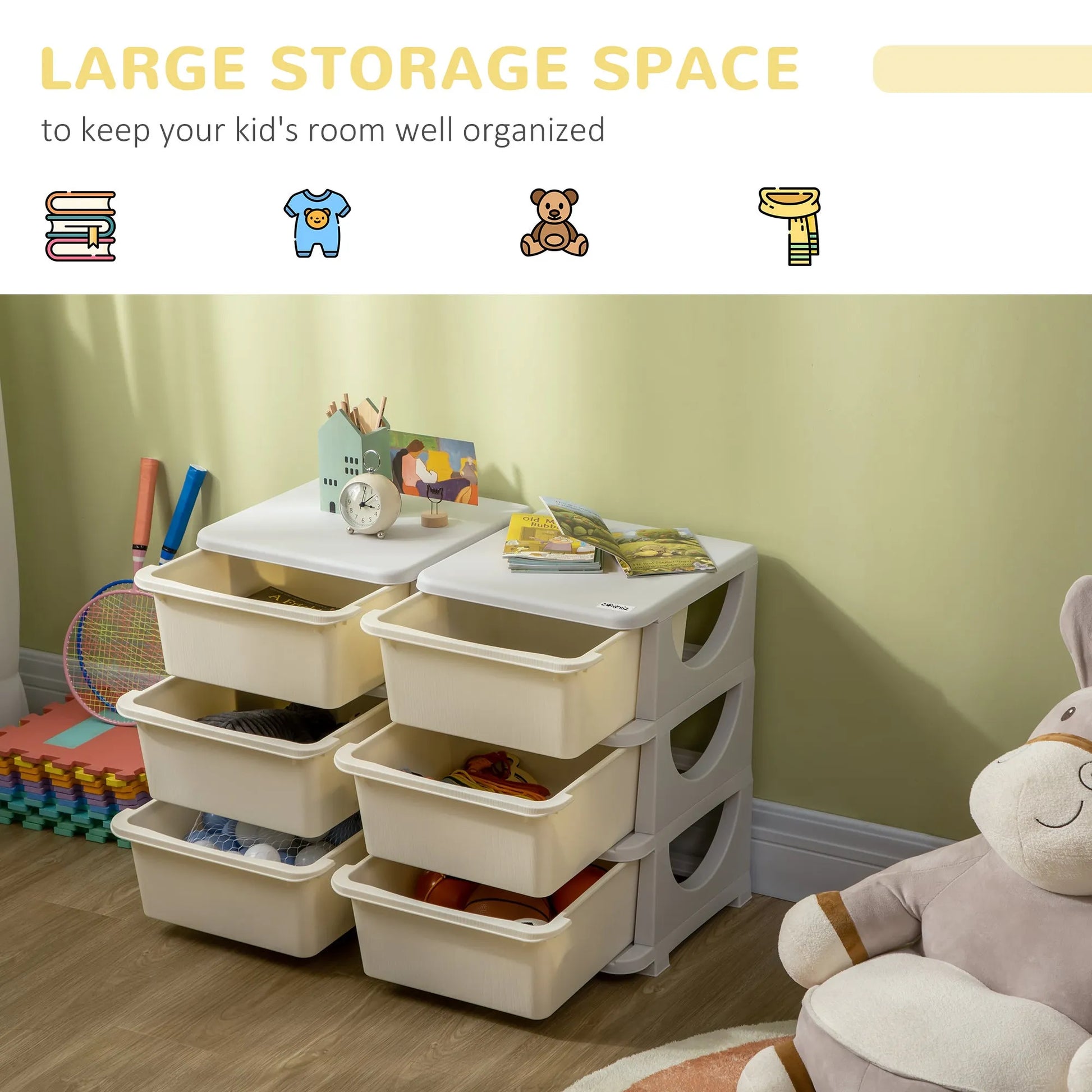 Homcom Kids Storage Unit