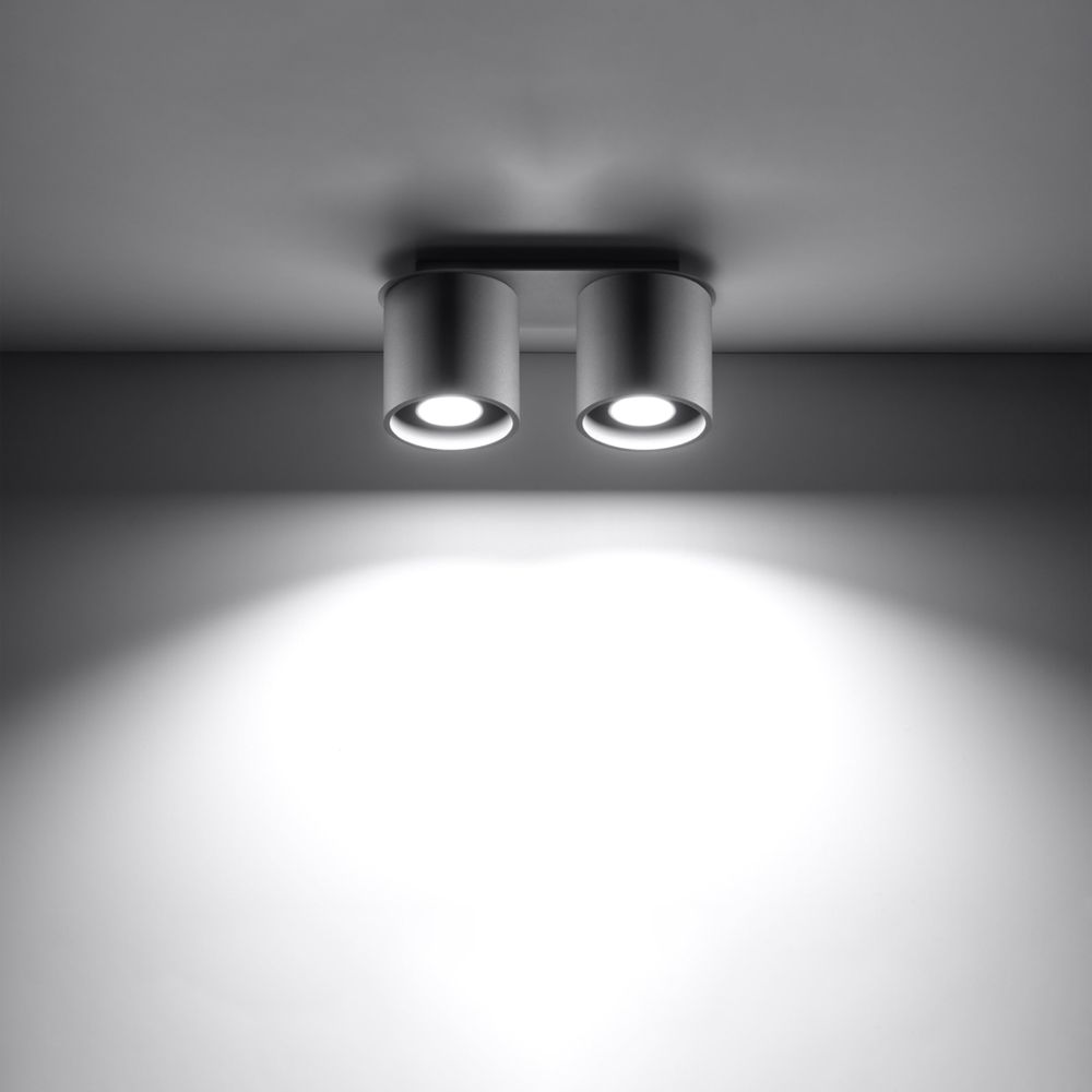 Ceiling lamp aluminum Orbis modern Design GU10