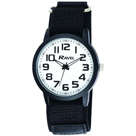 Ravel Mens Velcro Sports Bold Arabic Dial Watch R1601.64.32