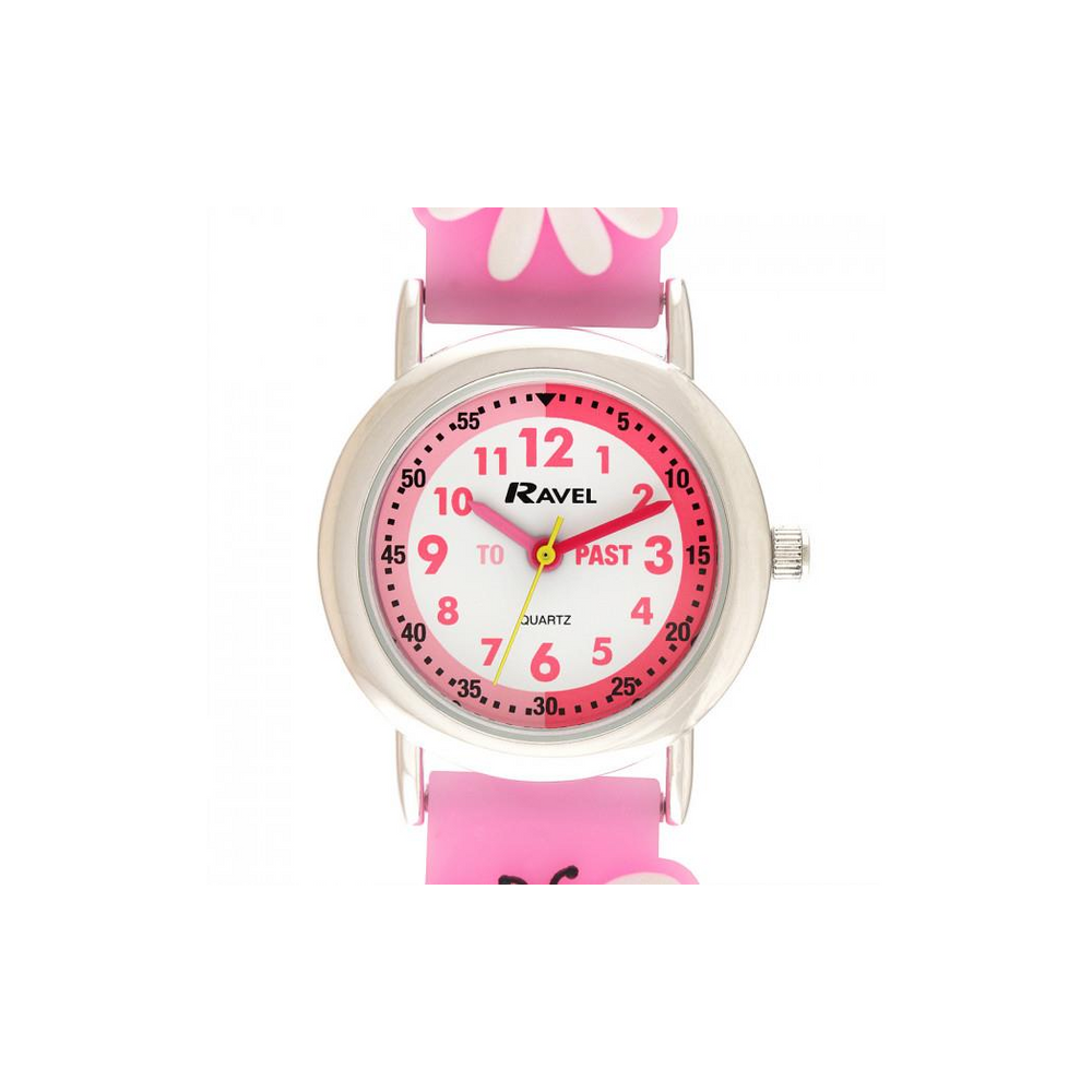 Ravel Children Girls 3D Cartoon Time Teacher Watch Bee R1513.83