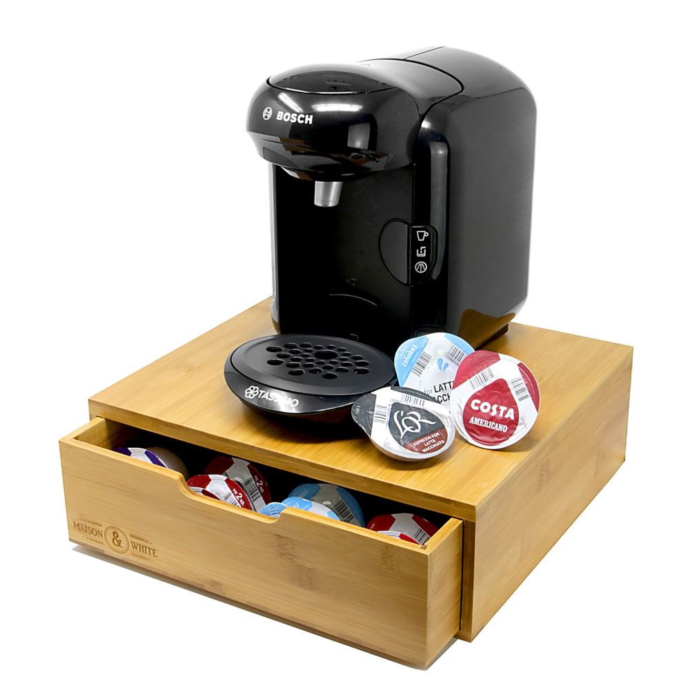 Bamboo 64 Tassimo Coffee Pod Drawer | M&W