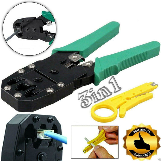 Safekom Wire Stripper Ethernet Network Internet Cable Crimping Tool