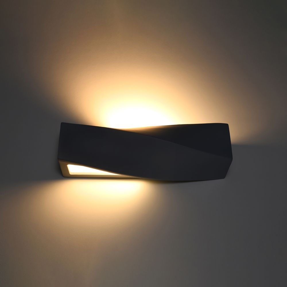 Wall lamp ceramics, glass Sigma modern Design E27