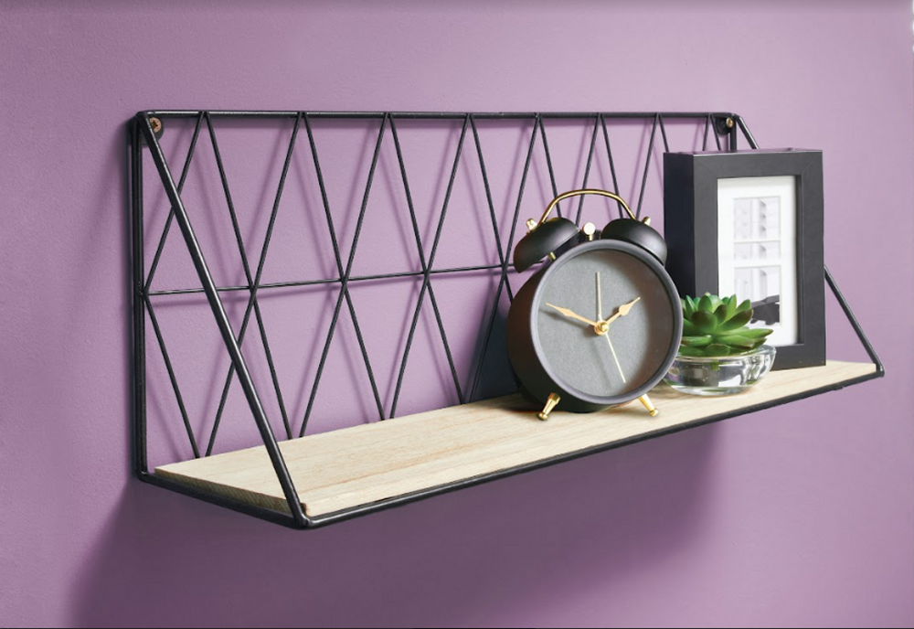 Zig Zag Wooden Wall Shelf - CHELF