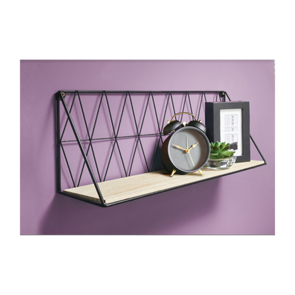 Zig Zag Wooden Wall Shelf - CHELF