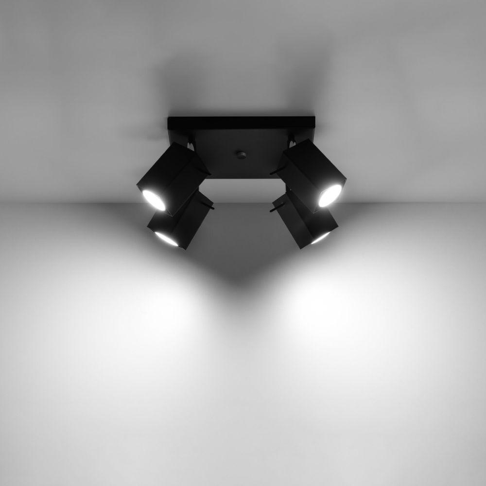 Ceiling lamp steel Merida modern Design GU10