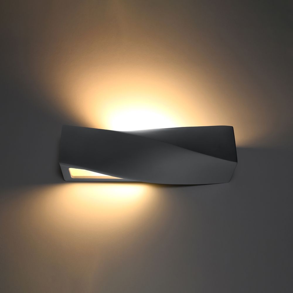 Wall lamp ceramics, glass Sigma modern Design E27