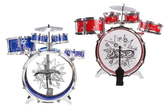 Soka Big Band Children's Rockstar Drums & Cymbal Kit With Stool