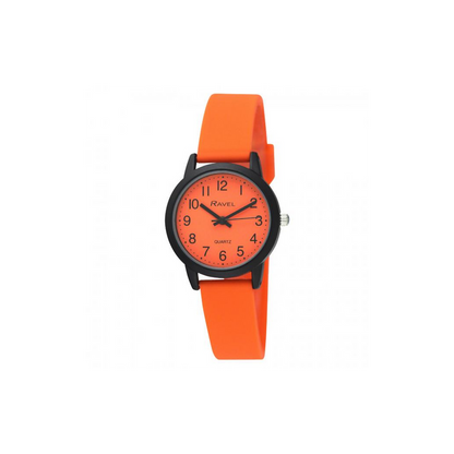 Ravel Unisex Sports Orange Silicone Watch R1813.8