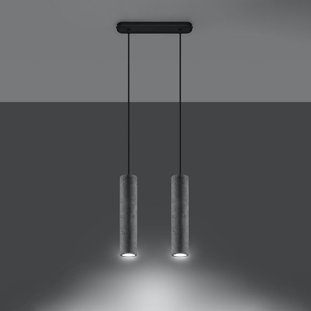 Pendant lamp concrete Luvo industrial Design GU10