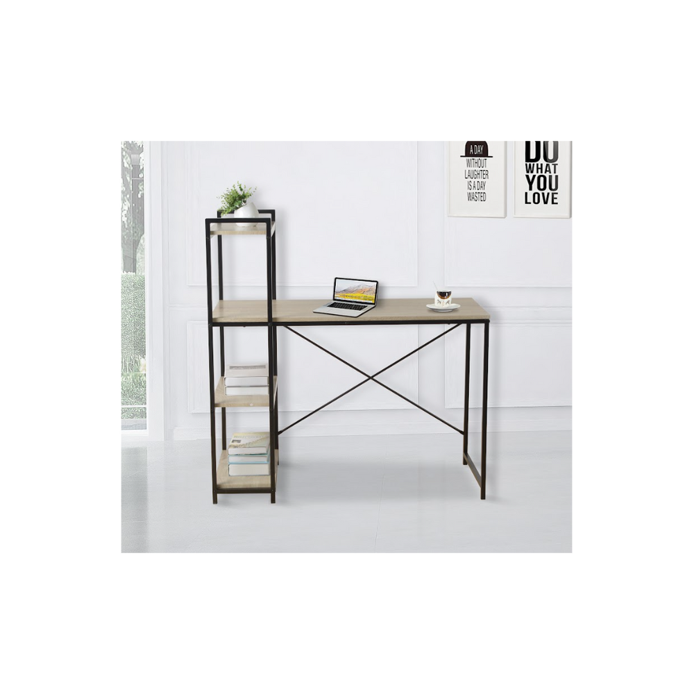 Home Study Desk with Both Side Shelf- TAVOLO