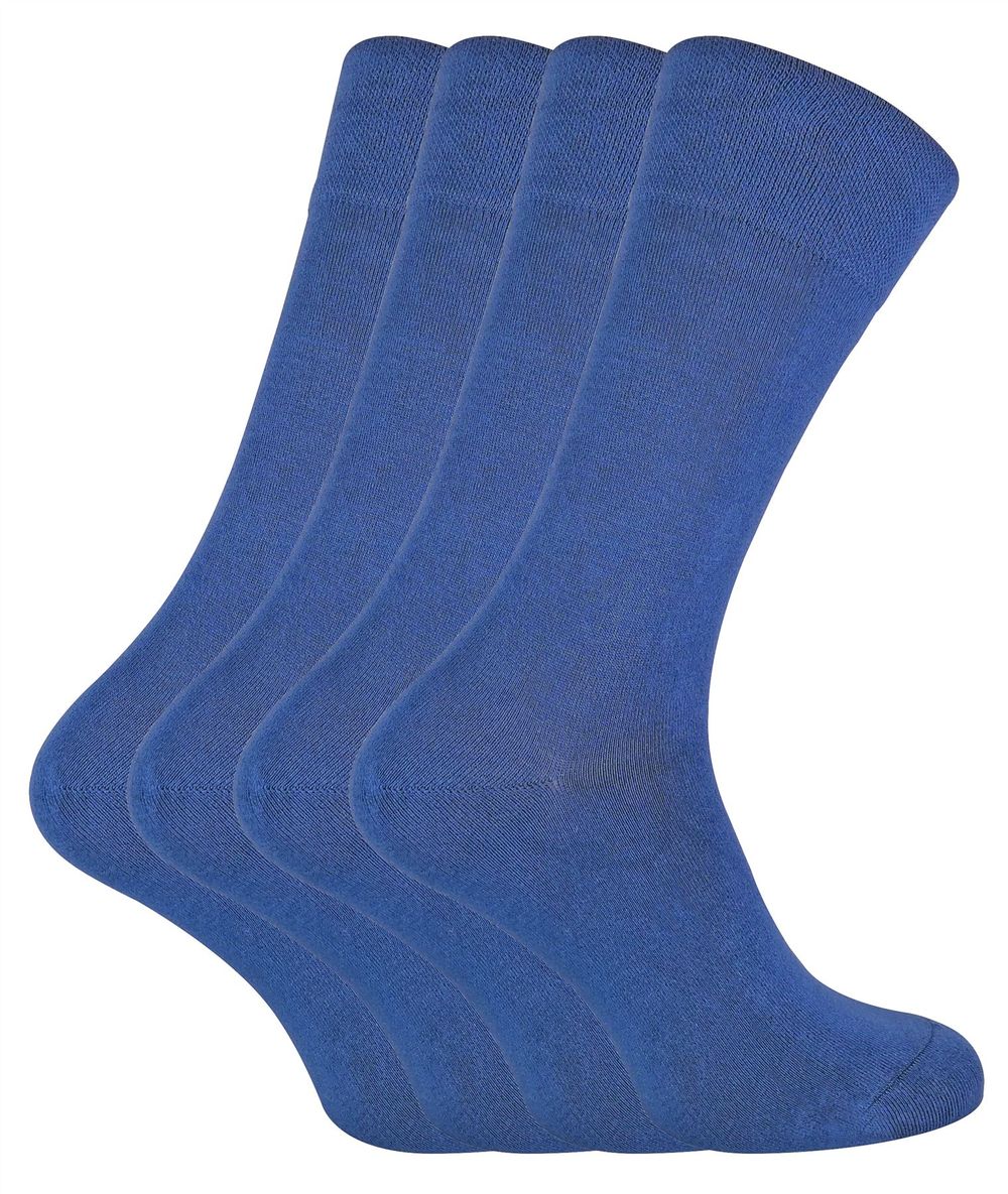 4 PAIRS Mens Bamboo Crew Socks - CR1