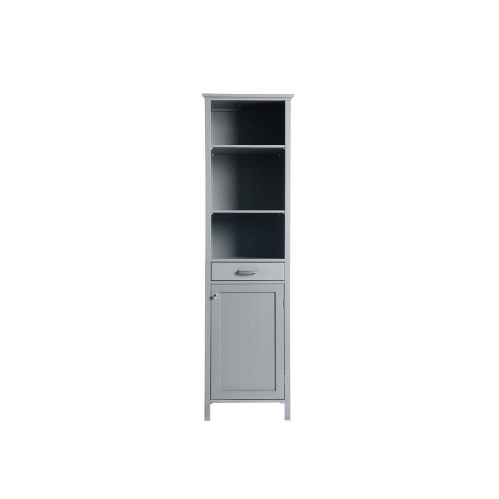 Tall Storage Cabinet - Grey