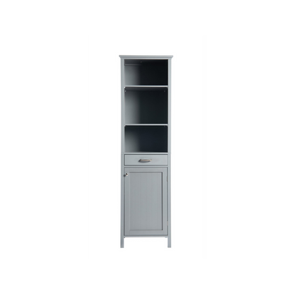 Tall Storage Cabinet - Grey