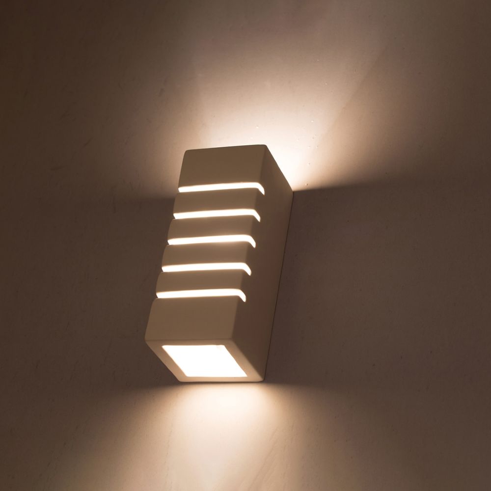 Wall lamp ceramics, glass Samir modern Design E27