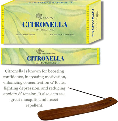 Citronella Incense Sticks For Outdoor and Home Insects Away, free incense holder