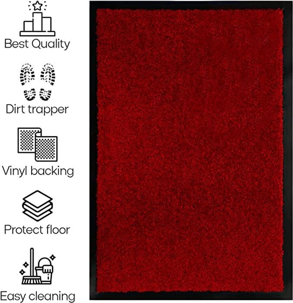 Rug Indoor Outdoor 120 X180 RED