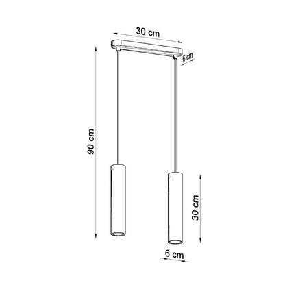 Pendant lamp concrete Luvo industrial Design GU10