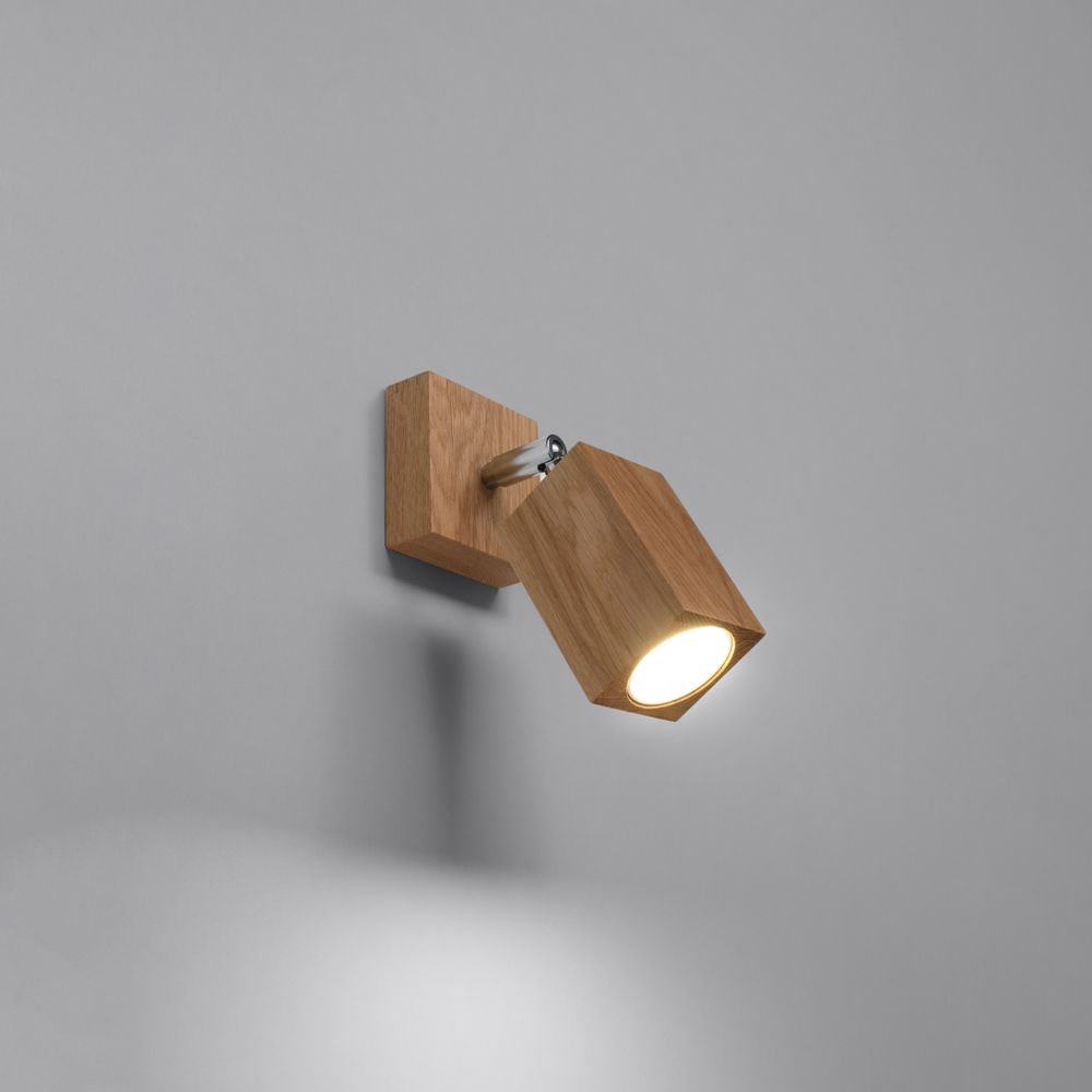 Wall lamp wood Keke Scandinavian Design GU10