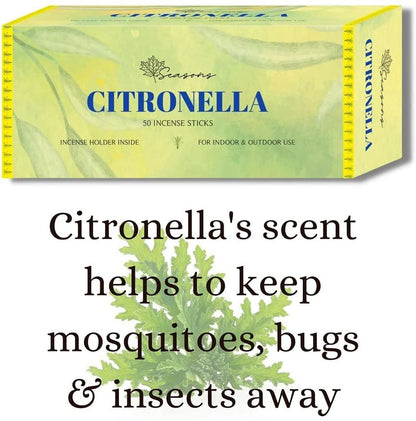 Citronella Incense Sticks For Outdoor and Home Insects Away, free incense holder