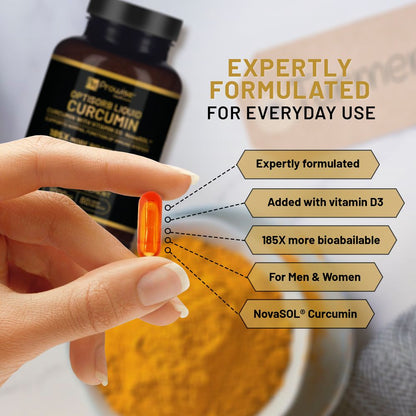 Optisorb Liquid Curcumin with Vitamin D - 60 Liqcaps