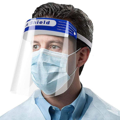 Full Face Shield Visor PPE Safety Transparent Clear Plastic