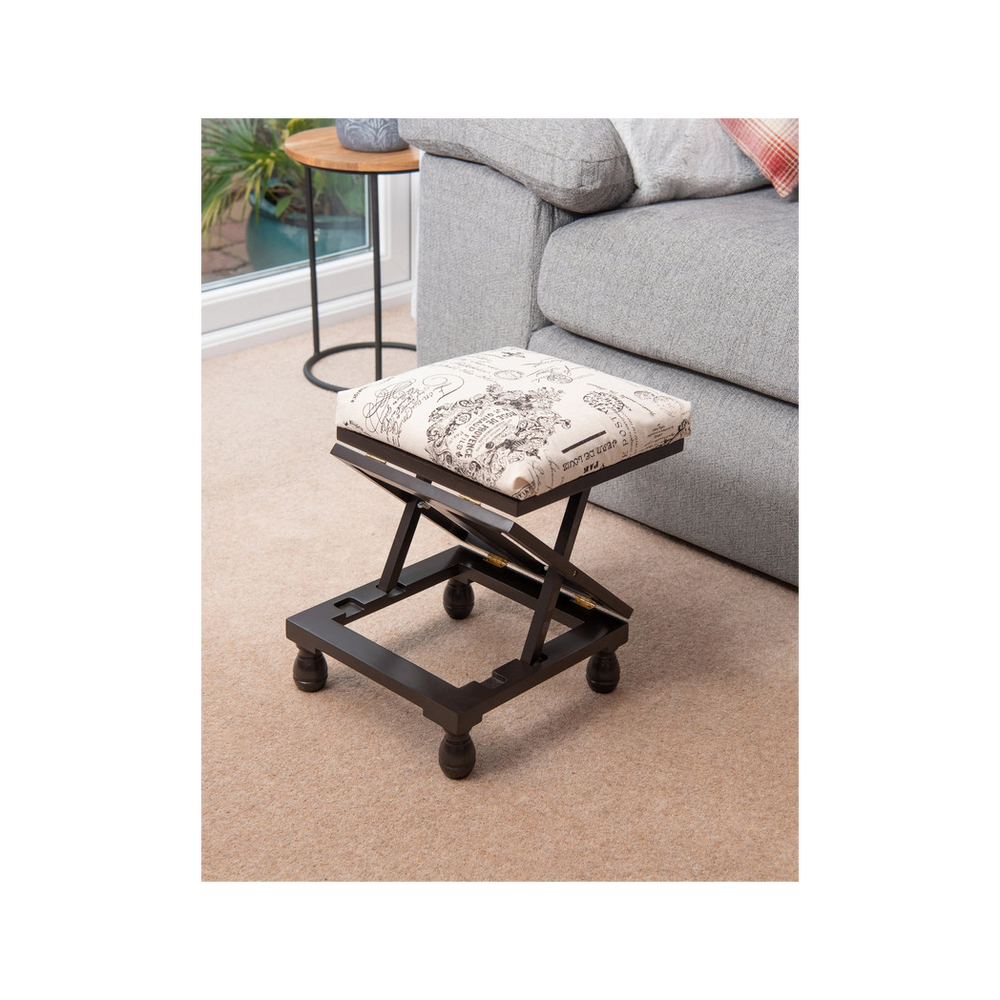 3 Position Footstool - Mahogany