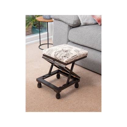 3 Position Footstool - Mahogany